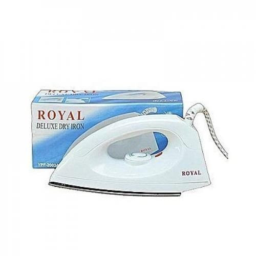 Royal Deluxe Dry Flat Iron  - White