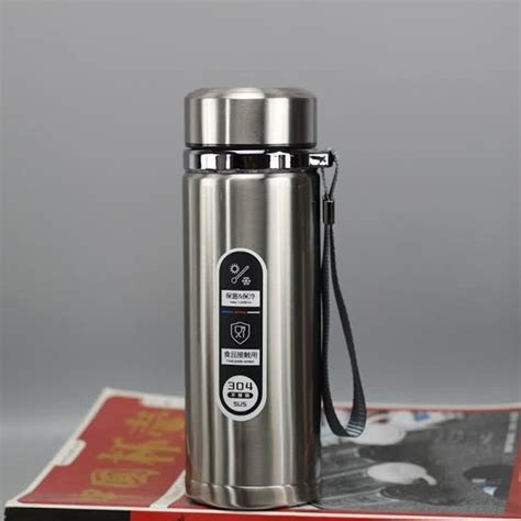 1.1Litre Vacuum Sling Thermos Cup -Silver