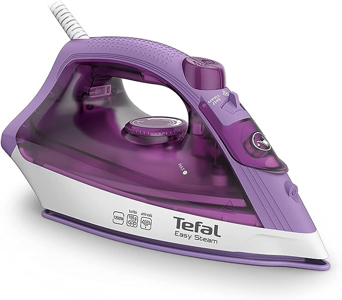 Tefal steamer 1200W Spray + Vertical - China 1200W, FV1953M0 - Violet