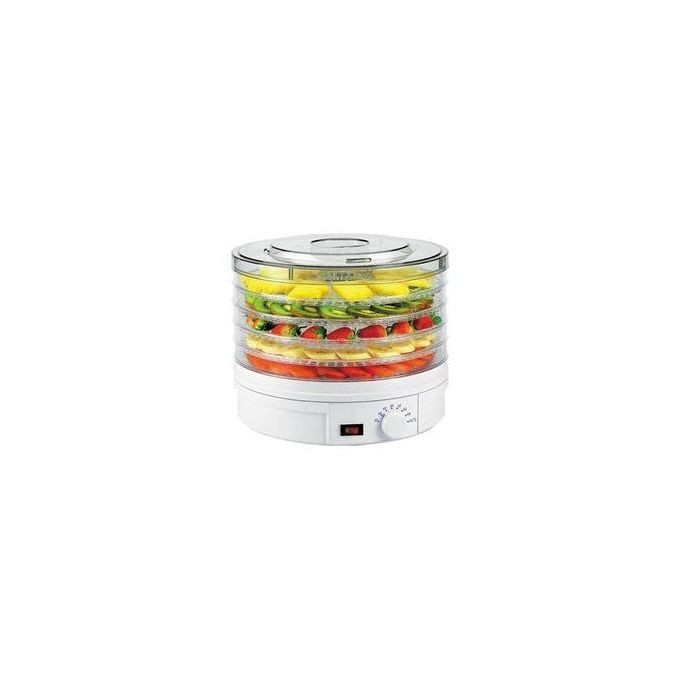 5 Layer Food Fruit Dehydrator Storage Machine - White.