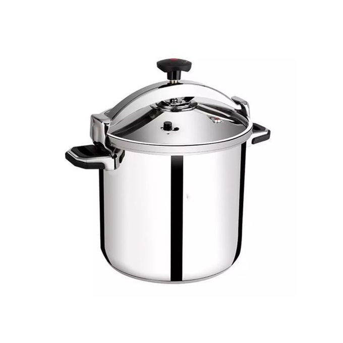 40L HTH Pressure Cooker Saucepan - Silver. HTH