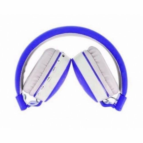 Wireless FM Athlete Stereo Headphones - Navy Blue, Gray
