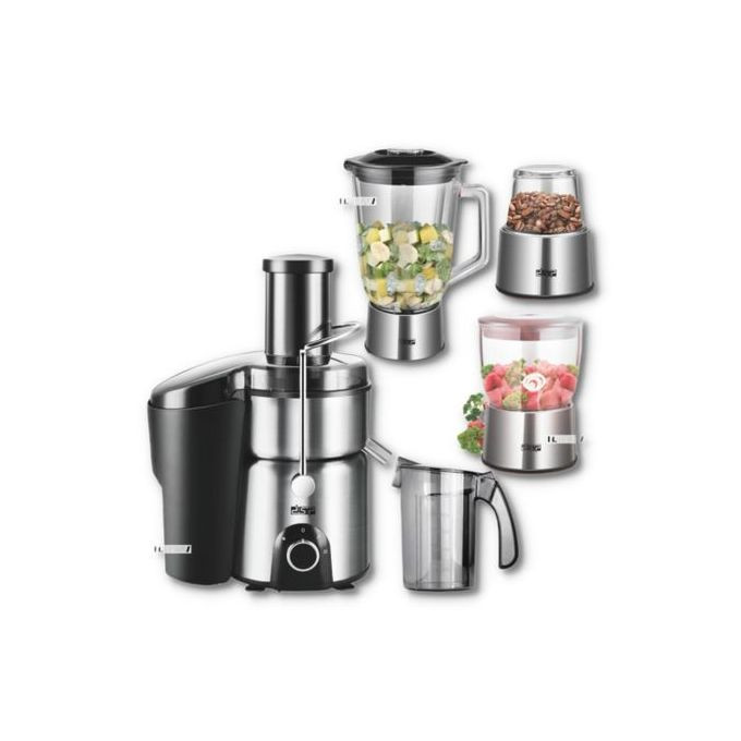 4 in1 Juicer Blender Extractor Mincer Food Processor -Silver. Dsp