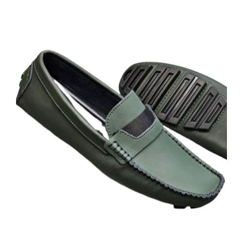 Men's Designer Moccasins - Green