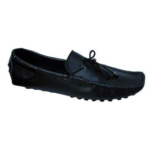 Men's Lace Up Moccasins - Black