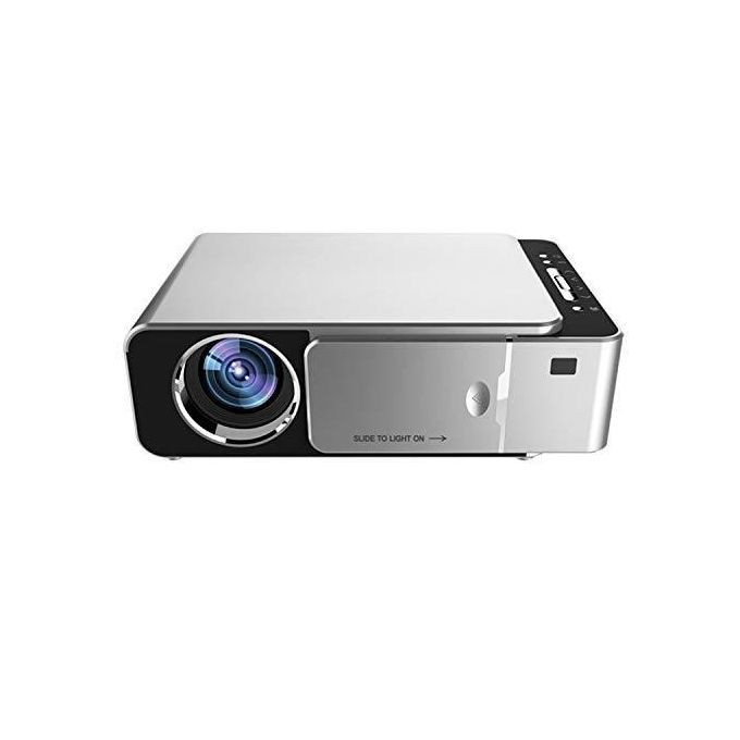 T6 Android HD 3D 4K (800 x 480) miracast 3000 Lumens Smart Home Cinema Projector with LAN, 8GB 1GB Ram, Wi-Fi, USB, VGA, Bluetooth, HDMI (Silver) Borrego