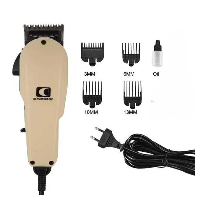 Super Professional Electric Shaving Hair Clipper Set-Cream. Chaoba