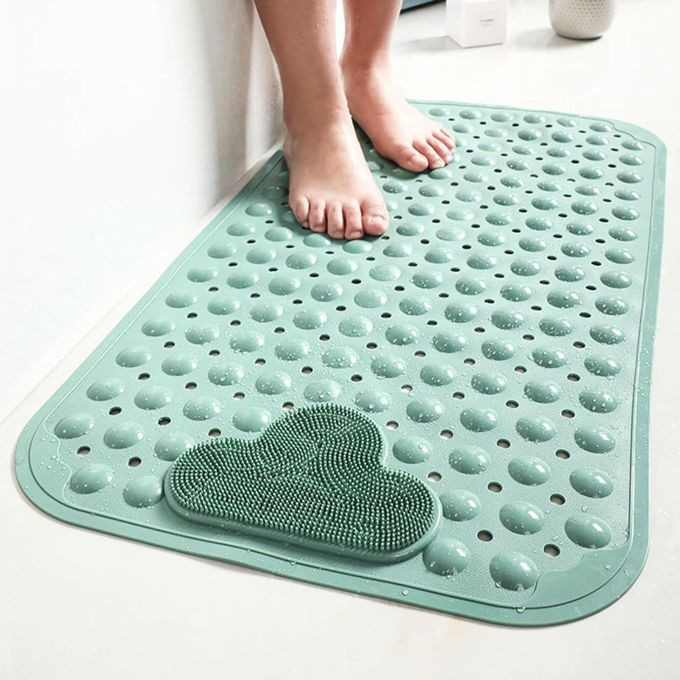 Non Slip Bath Mats For Inside Bath, Bath Mats For Inside Shower, Rectangle Shower Mat Anti Slip,Sturdy Suction Cup Attaching,Comfortable For Feet, Nonslip For Stand Up Showers And Small Bathtubs -Multicolor