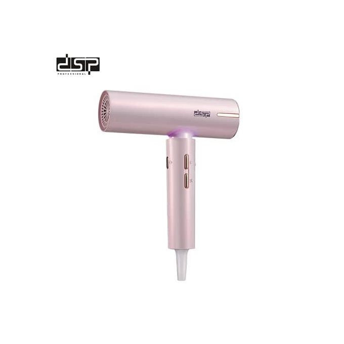 1600W Magnetic Attraction Hair Care Mini Save High Speed Motor 4 Gear 220v Beautiful Attractive Hair Dryer- Multicolor Dsp