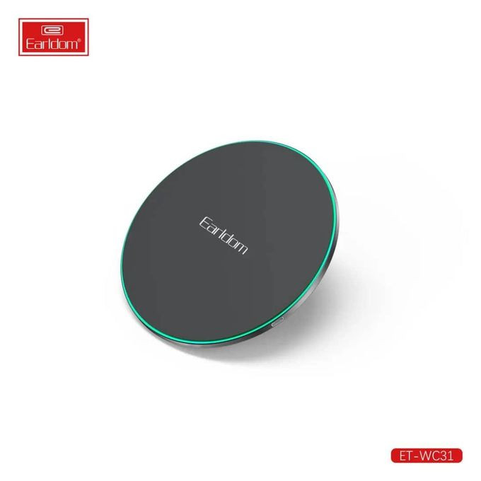 WC31 15W Aluminum Alloy Wireless Charging Pad Stand- Multicolor Earldom