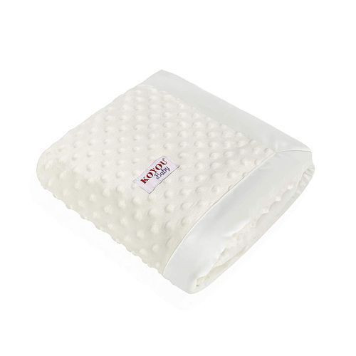 Baby's Soft And Comfortable Pink Throw Blanket -Cream Multiple Designs