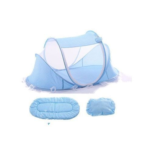 Fold-able And Portable Baby Mosquito Net - Blue
