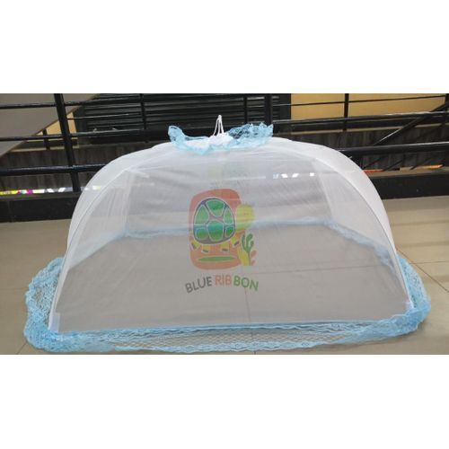 Foldable Portable Baby Umbrella Mosquito Net - White