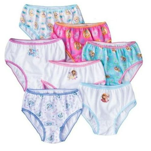 Girls Assorted Underwear 6 Pack -Multi color
