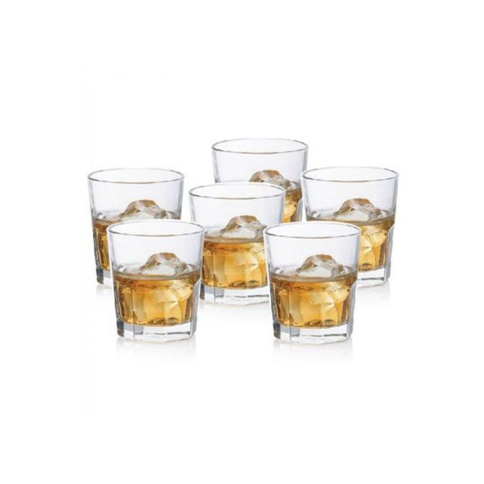 6 Pieces Of Hard Rock liquor Glasses - Colorless. Luminarc