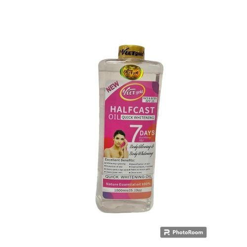 Veetgold Halfcast Body Oil Quik Glowing And Whitening, 1000ml