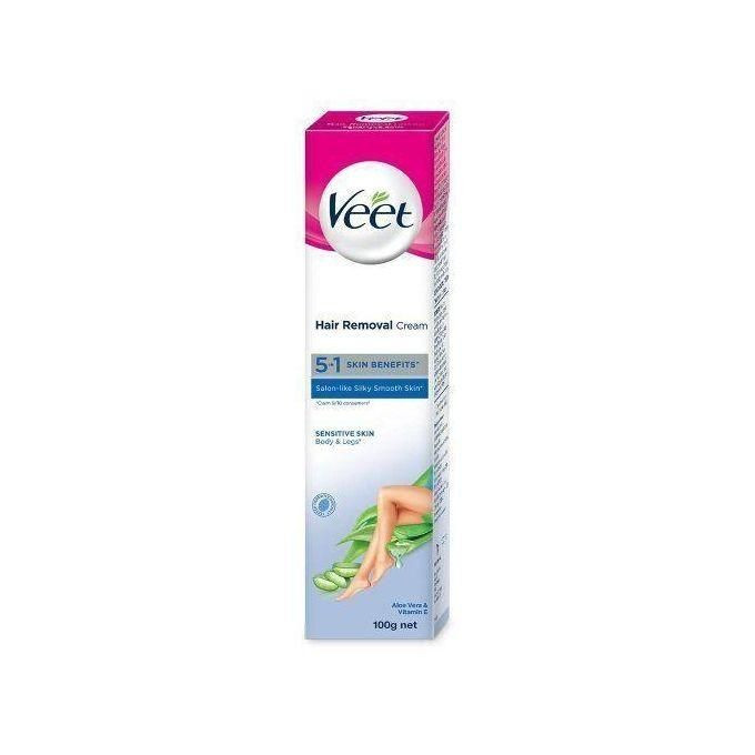 Veet Silk & Fresh Hair Removal Cream, Sensitive Skin - 100g