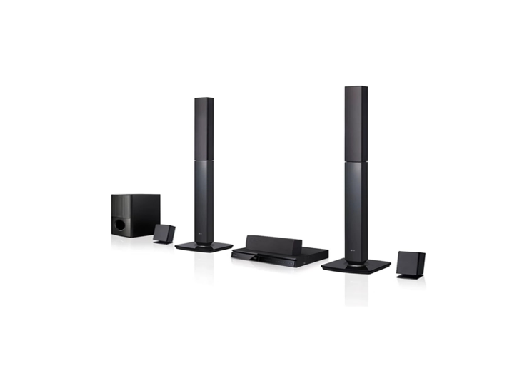 LG DVD Home Theatre, 1000w, 5.1 Channel, 2 Tallboy Speakers, Bluetooth LHD 647