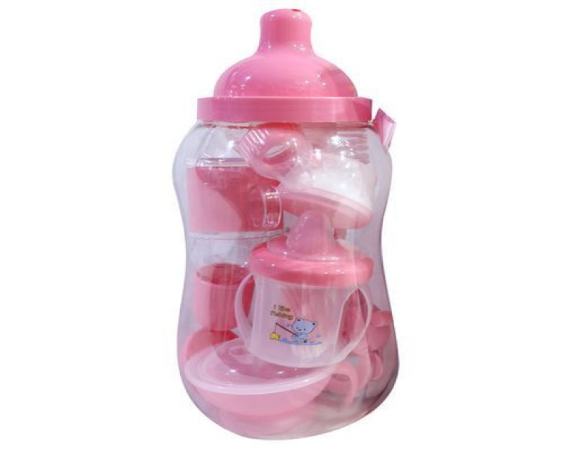 Baby Bottle Bank Feeding Storage Container - Pink