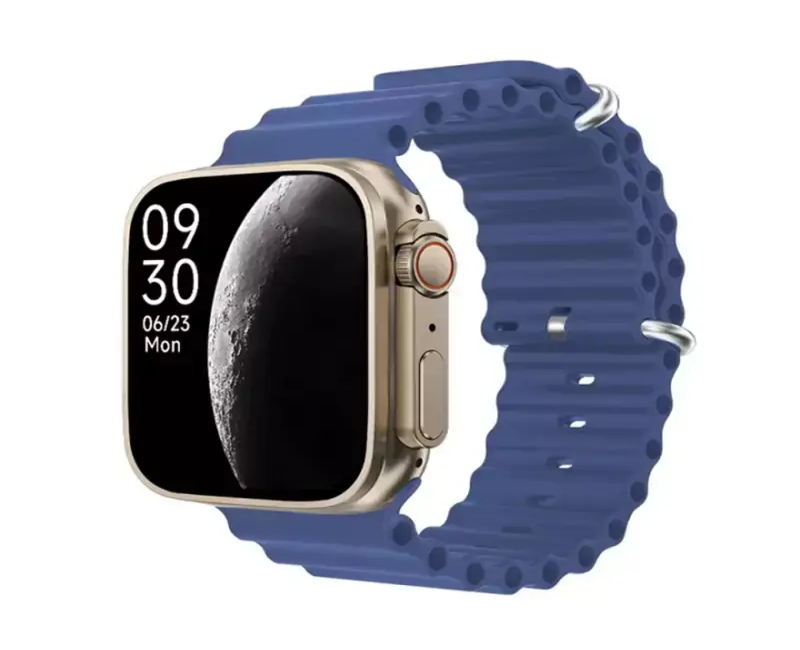 T800 Mart Watch + 1.99 Inch IPS Screen IP67 Waterproof Smart Watch(Blue)