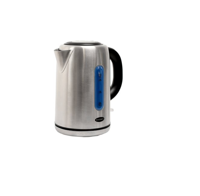 Venus Platic Kettle 1.8L Stainless Steel Cordless |Concealed 2200W - VCK1877SS