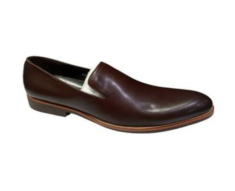Genuine Leather Comfortable Shoe - Dark Brown
