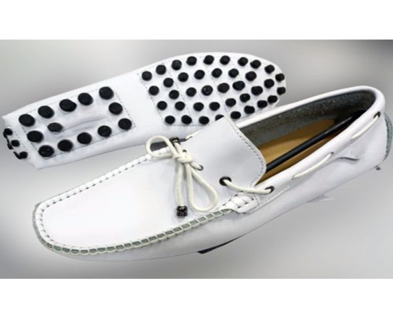 Men's Desiger Slipon Shoes - White
