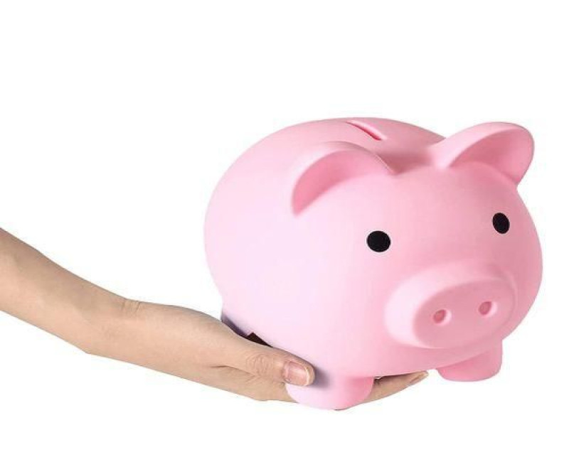 Large Piggy Bank, Unbreakable Plastic Money Bank, Coin Bank for Girls and Boys, Practical Gifts for BirthdayPink