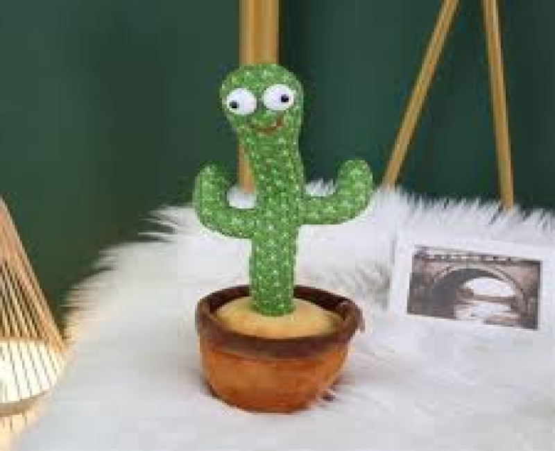 Electric Dancing Cactus Singing Holiday Gift Doll For Children