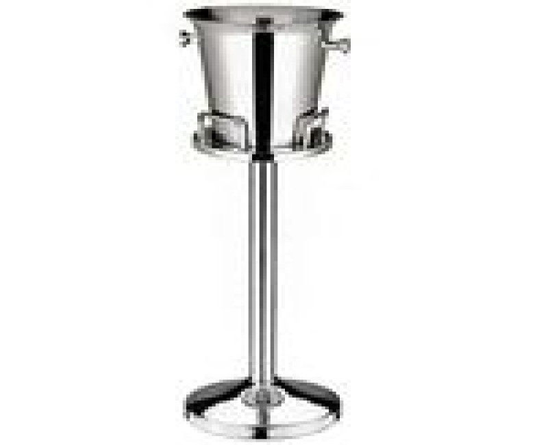 Stainless steel Champaign,Wine Ice Bucket Stand Holder -Silver.