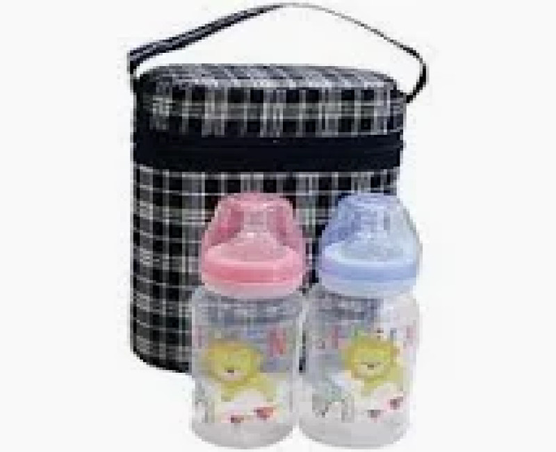 Bottle Warmer With 2 Extra Bottles - Multicolor
