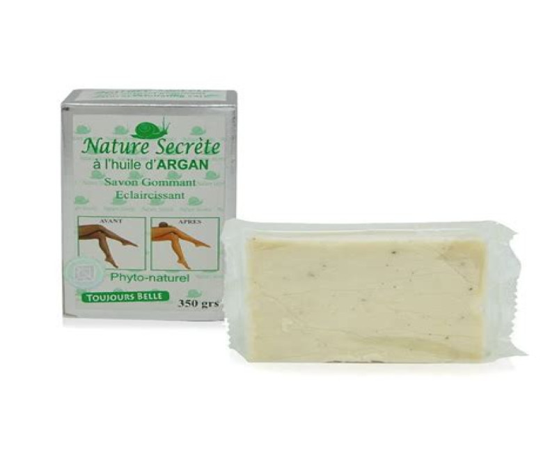 Nature Secrete Nature Secrète With Pure Argan Oil Exfoliationg And Lightening Soap 350g