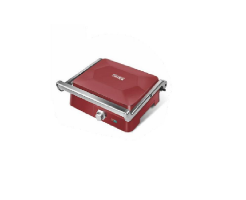 Sandwich Maker Panini Presser Contact Grill Machine- Red Dsp
