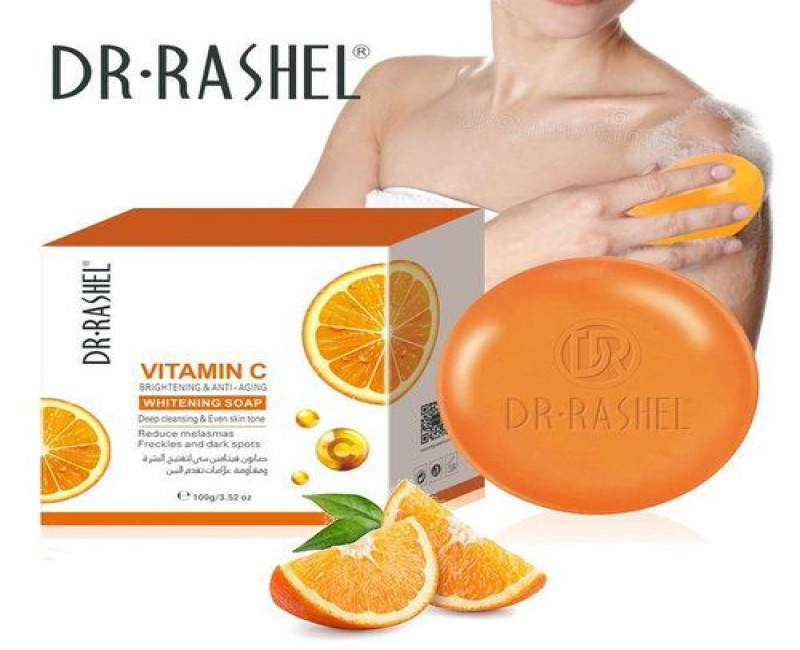 Dr Rashell VITAMIN C BRIGHTENING &ANTI_AGING WHITENING SOAP 100g