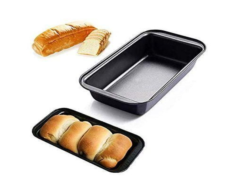 Non Stick Carbon Steel Loaf Pan Mould For Baking Bread, Black. Pyrex