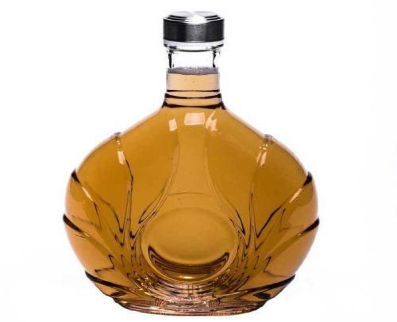 Whiskey Crystal Glass Cocktail Wine Decanter Bottle - Colourless