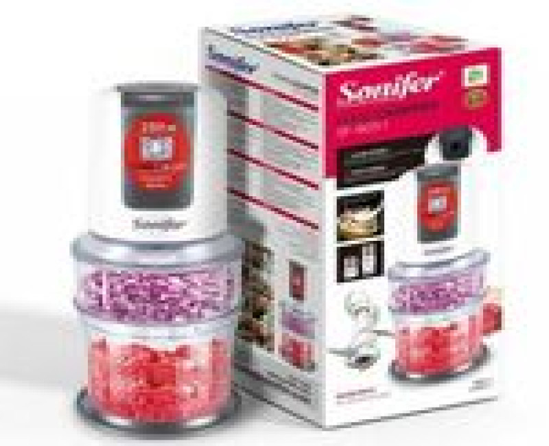 Multi-functional Electric Food Processor Chopper Spiral Meat Grinder Fruit Shredder Slicer- Clear. Sonifer