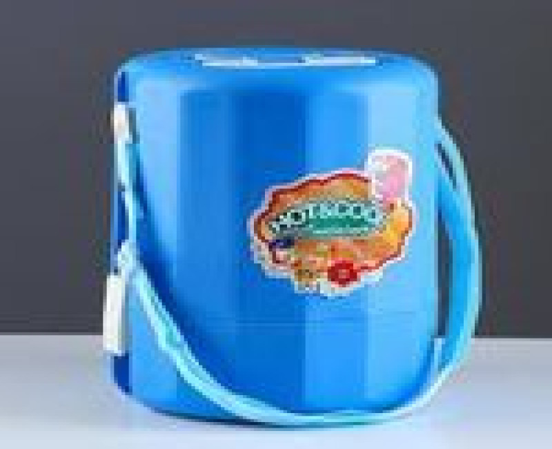 4.5L Hot And Cool Insulated Stainless steel And Stylish Travel And Picnic Purpose Big 3 Food Containers Lunch Box