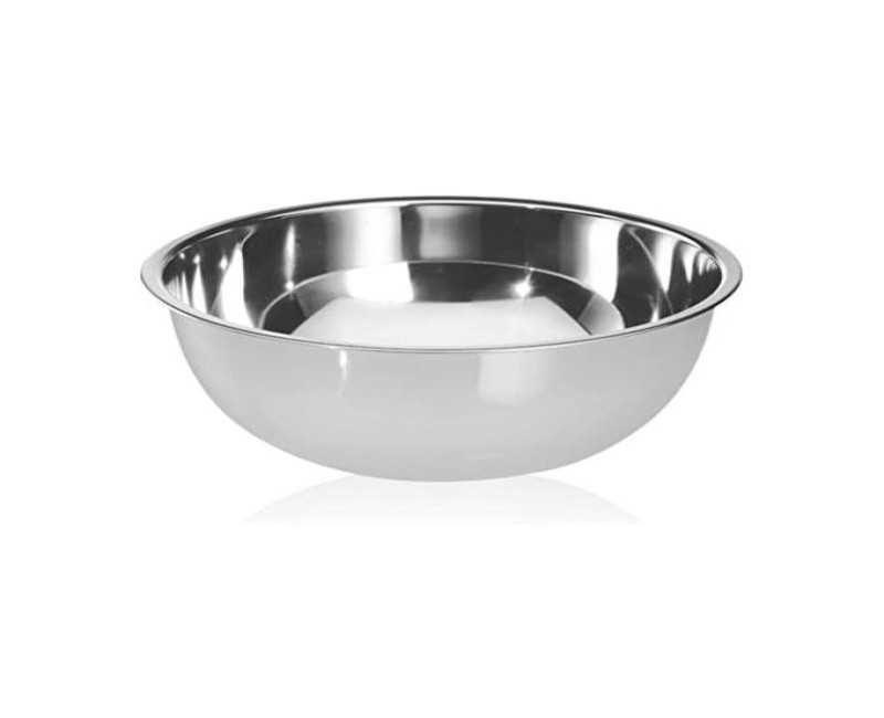 28Cm Stainless Steel Mixing Bowl, Salad Dish, Silver.