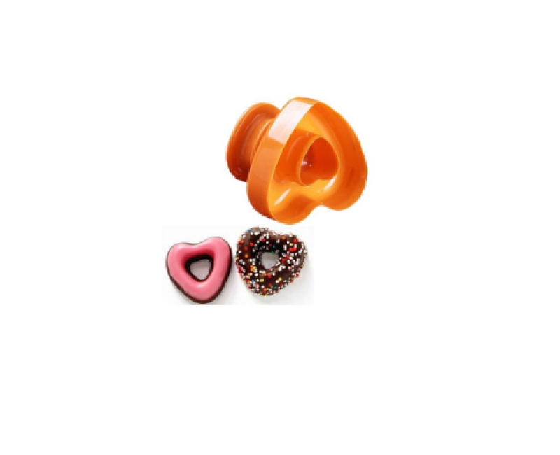 Plastic Heart Shaped Donut Mold
