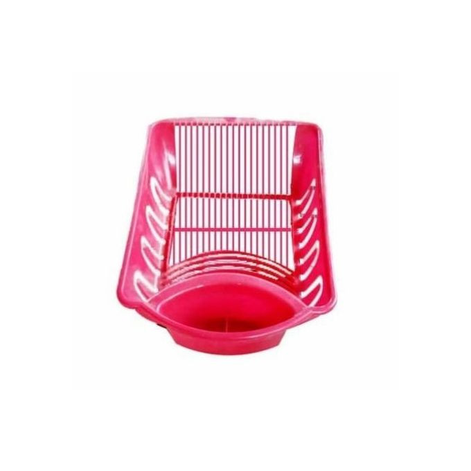 Mukwano Plastic Square Dish Rack - Pink