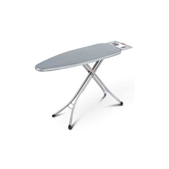 Foldable Ironing Board With Aluminum Stands-Grey.