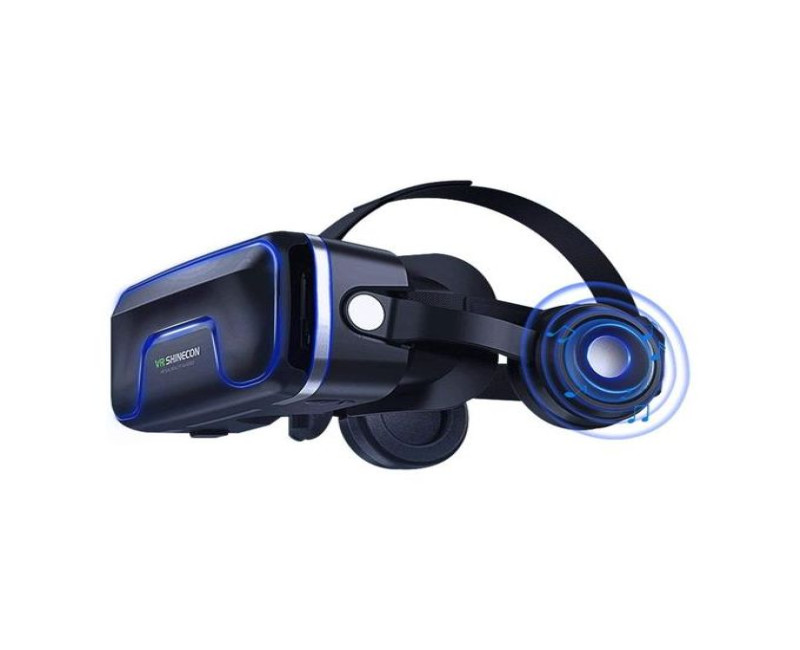 SHINECON VR Glasses 3D Headset for iPhone/Android Phones - Adjustable HD Lenses - Color May Vary