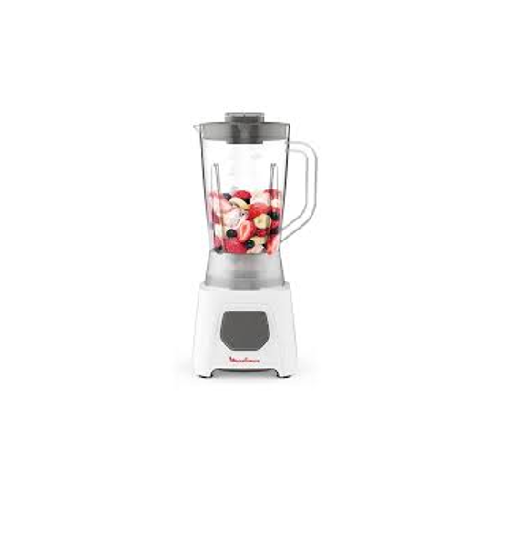 Moulinex Blendeo Blender 450W 1.5L Jug With Grinder & Chopper Attachment LM2B312
