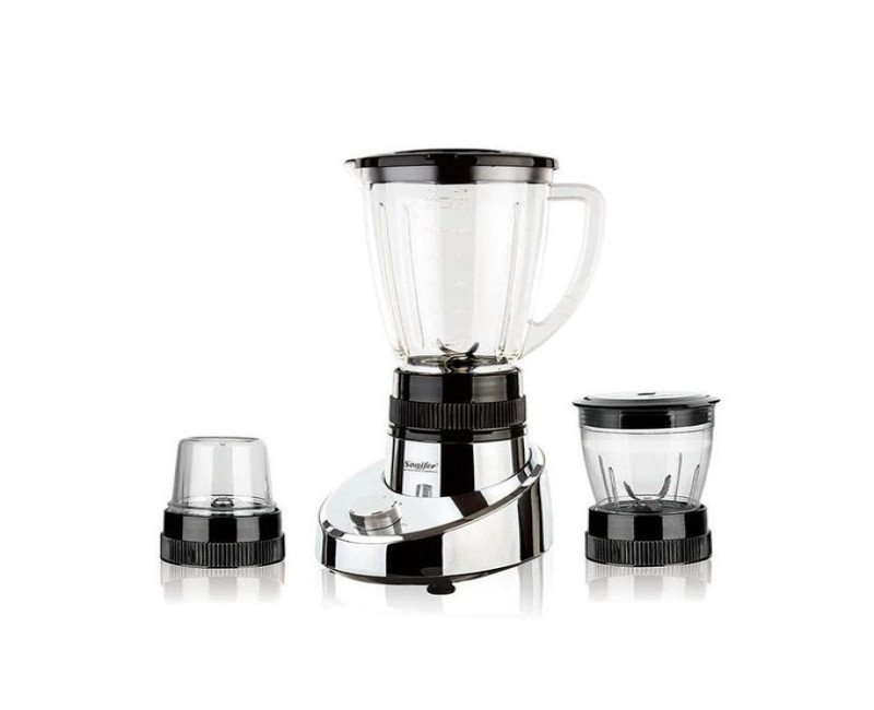 Sonifer Kitchen Appliances Detachable Plastic Cup Multi-function Grinder Meat 3 in 1 Food Chopper Blender- Multicolor