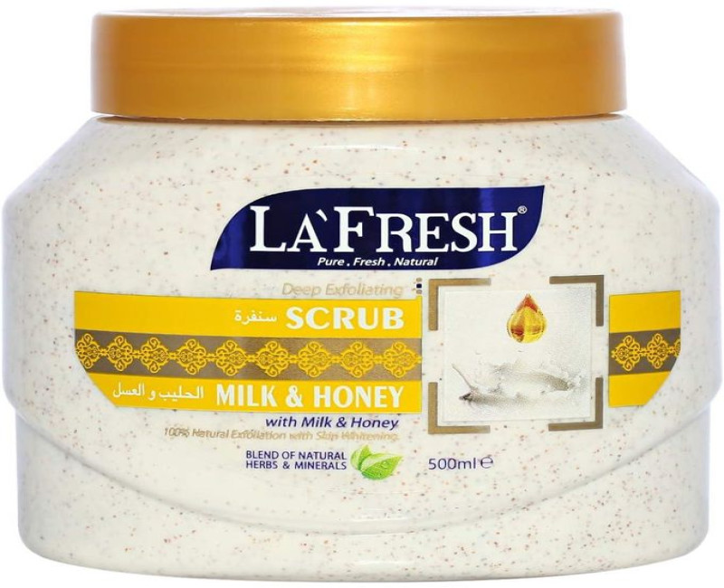 Honey & Milk Face Scrub- 500 ml