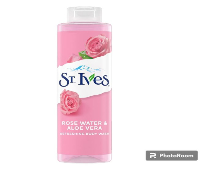 Refreshing Body Wash, Rose Water & Aloe Vera, 22 Fluid Ounce ,473ml