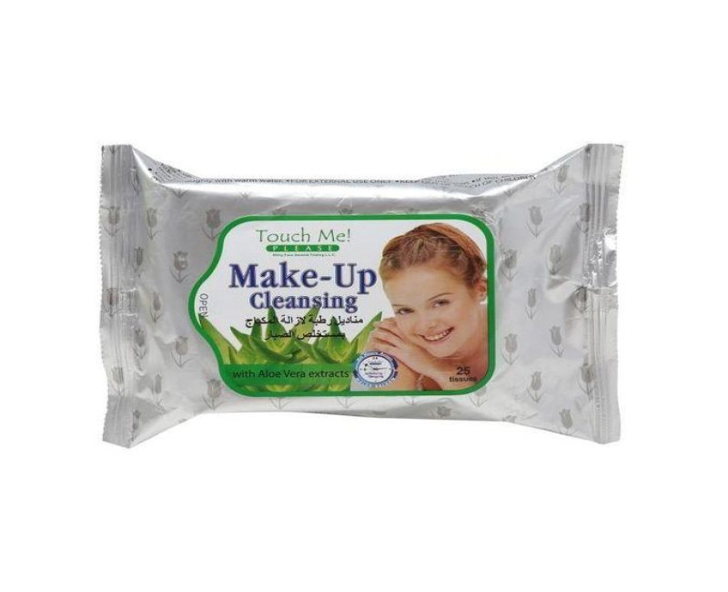 Make-Up Cleansing Tissues With Aloe Vera Extracts, 25s