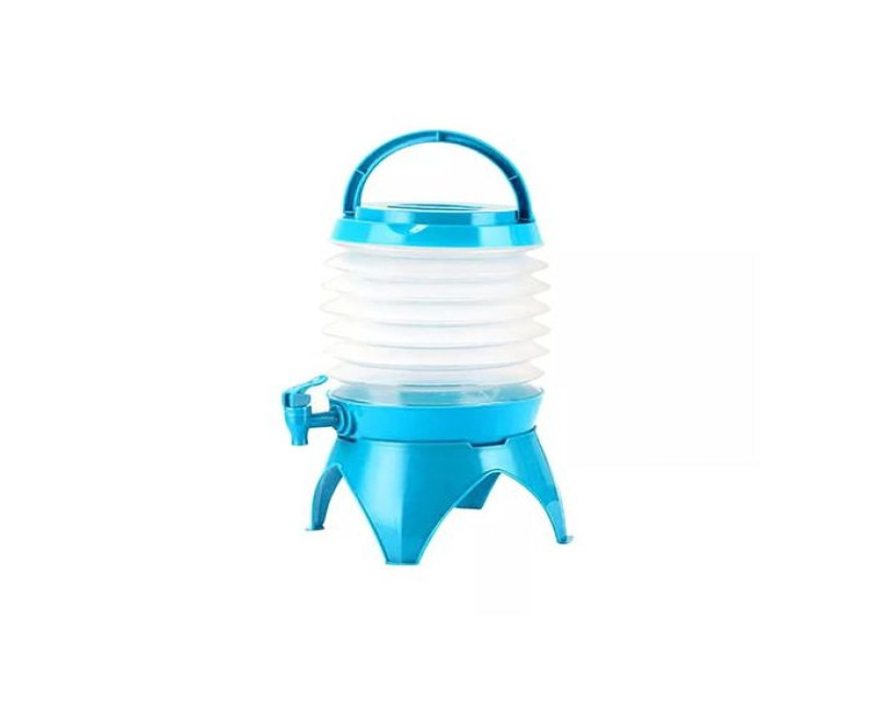 9L Collapsible Juice Beverage Dispenser Tub Water Container With Tap- Multi-colours