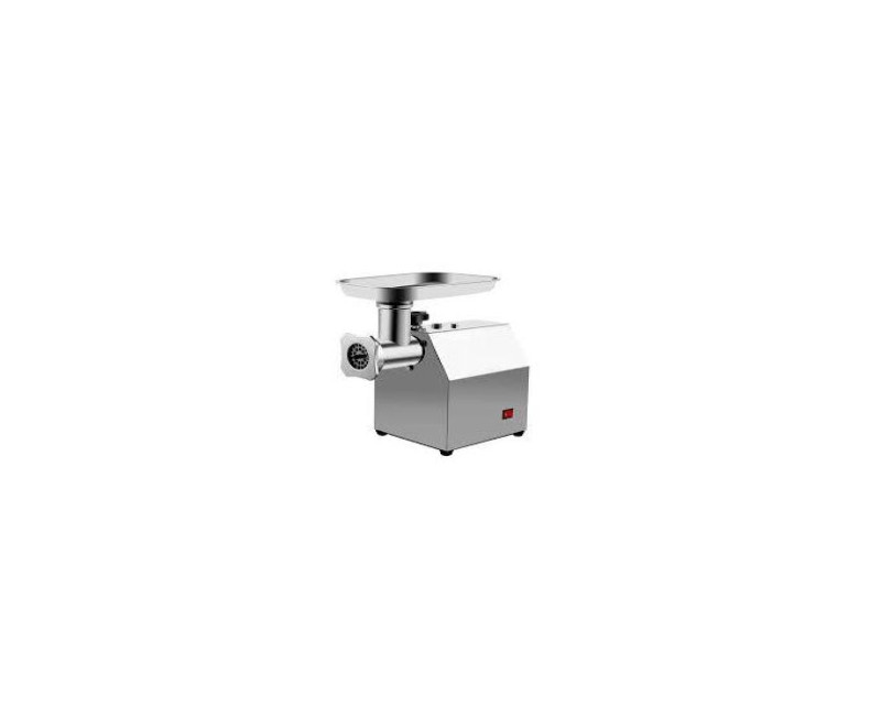Industrial Commercial Meat Grinder Mincer Electric Sausage Maker Stainless Steel With 2 Grinding Heads & 2 Blades For Restaurants, Supermarket, Fast Food Stores, Butcher Shops- Silver Electro Master